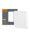LED taklampe 18W - Firkantet, nøytral hvit, 230V, 1850lm, forbruk 18W