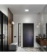 LED taklampe 24W - firkantet, nøytral hvit, 230V, lysstyrke 2500, forbruk 24