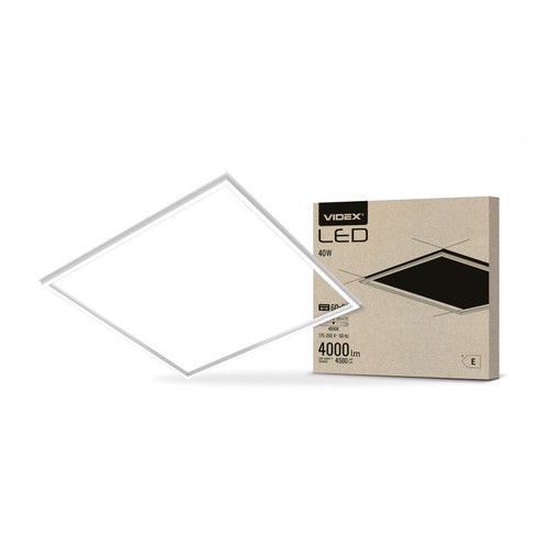 Pa404w rammepanel 40w - nøytral hvit, 230v, 4500lm, forbruk 40w