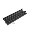 600x600 LED-panel - overflatemontert ramme, svart