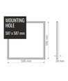 Pb364w panel 36W - nøytral hvit, 230V, 6400lm