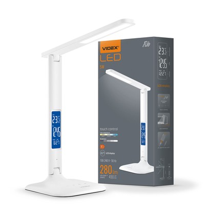Rio bordlampe - LED, dimbar, hvit, 230V, 490lm, 5W