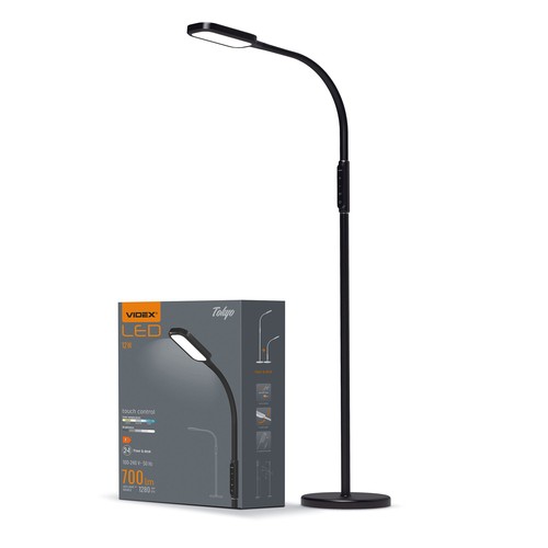 Tokyo gulvlampe - LED, dimbar, svart, 230V, 1280lm, 12W