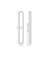 Oppladbar LED-lampe - med CCT, fjernkontroll