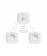 LED nattlampe - oppladbar, bevegelsessensor, lysstyrke 35, forbruk 2x0,5