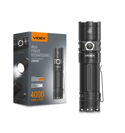 LED bærbar lommelykt - 5000K, lysstyrke: 4000