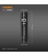LED bærbar lommelykt - 5000K, lysstyrke: 4000