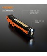 Multifunksjonell oppladbar LED-lykt - lysstyrke 400, forbruk 5+10