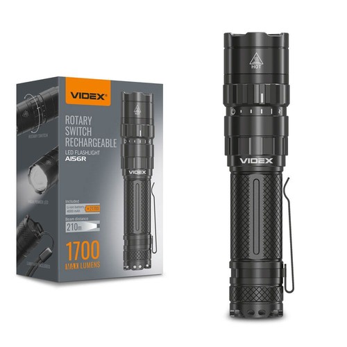 LED lommelykt - bærbar, kald hvit, lysstyrke 1700 lm, forbruk 20W