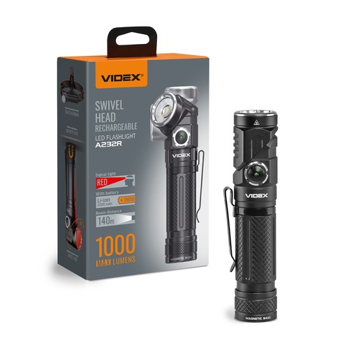 LED bærbar lykt - 5000K, lysstyrke 1000lm, forbruk 10W