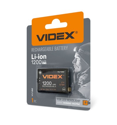 Oppladbart li-ion-batteri - 1200mAh