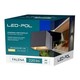 LED-POL 6W LED grå vegglampe - Firkantet, IP54 utendørs, 230V, inkl. lyskilde