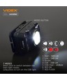 LED hodelykt - 5000K, lysstyrke: 410, forbruk: 5