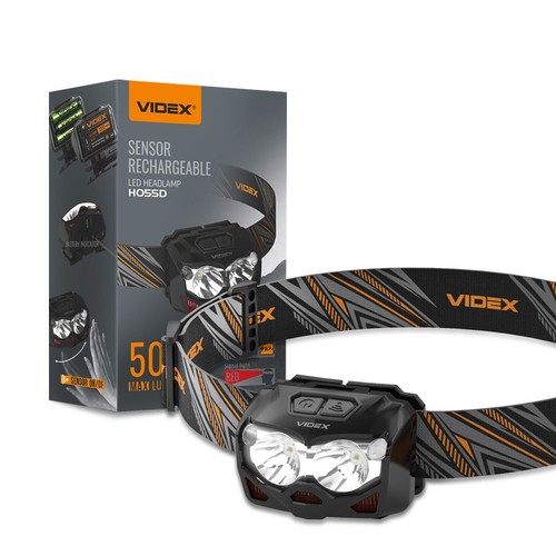 LED-hodelykt - 5000K, lysstyrke: 500, forbruk: 2x5