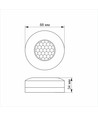 PIR bevegelses- og lyssensor 1200W - 230V