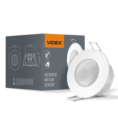 PIR bevegelses- og lyssensor 1200W - 230V