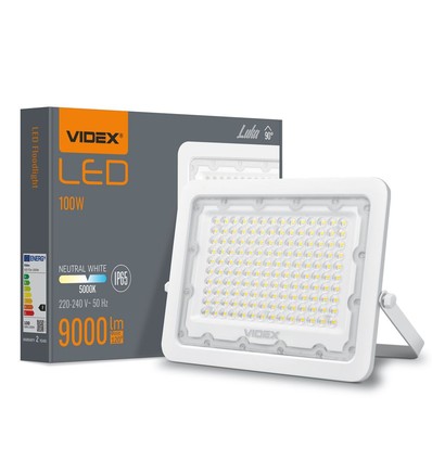 Luca spotlys 100W - LED, flood, nøytral hvit, 230V, lysstyrke 9000, forbruk 100