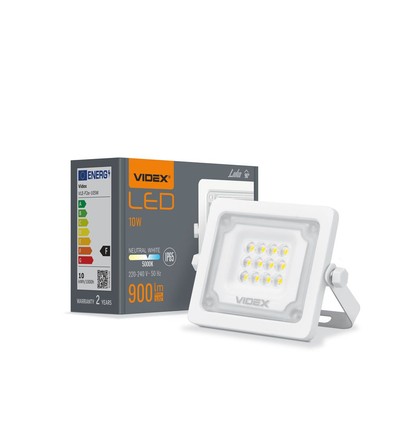 Luca spotlys 10W - LED, flood, nøytral hvit, spenning: 230V, lysstyrke: 900, forbruk: 10