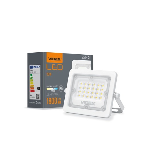 Luca spotlys 20W - LED, flood, nøytral hvit, spenning: 230V, lysstyrke: 1800, forbruk: 20