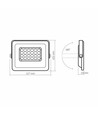 Luca spotlys 20W - LED, flood, nøytral hvit, spenning: 230V, lysstyrke: 1800, forbruk: 20