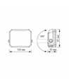 Flood spotlys 20W - LED, 5000K, 230V, 1600lm, forbruk 20W