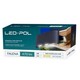 LED-POL 6W LED grå vegglampe - IP54 utendørs, 230V, inkl. lyskilde