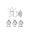 Luca spot 10W - LED, med bevegelsessensor, nøytral hvit, 230V, 900 lm, forbruk 10 W