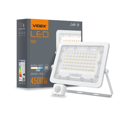 Luca spot 50W - LED, bevegelsessensor, nøytral hvit, 230V, 4500lm