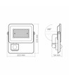 Luca spot 50W - LED, bevegelsessensor, nøytral hvit, 230V, 4500lm