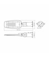 Leya gatelys 30W - nøytral hvit, 230V, 2700lm, forbruk 30W