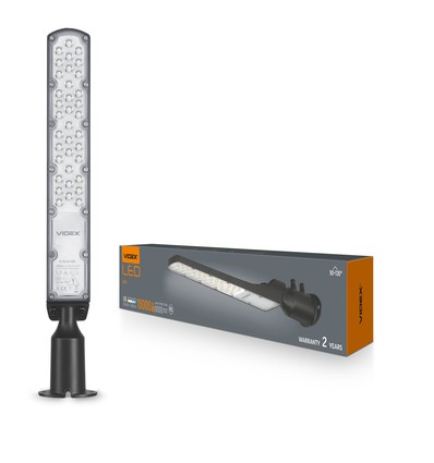 100W LED gatelykt - Ø60mm, IP65, 5000K