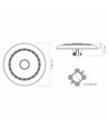 LED parklys 120W - IP65, 220V