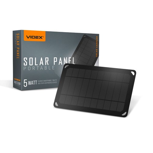 Bærbar solcellelader 5W