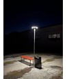 LED solcelle parklys - med bevegelsessensor