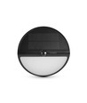 500lm solcelle vegglampe med sensor - IP54, 5000K, sort, 220x220mm, bevegelsessensor