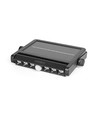 Solcelle LED vegglampe med sensor, 600lm - 5000K, IP54, sort, bevegelsessensor