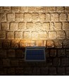 LED vegglampe - solcelle, med bevegelsessensor
