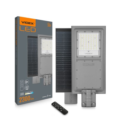 LED solcelle gatebelysning - med bevegelsessensor, lysstyrke 2300