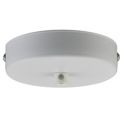 Takrosett og pendeloppheng Halo Design - Ø10 Rosett for 1 lampe - hvit