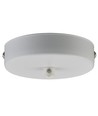 Halo Design - Ø10 Rosett for 1 lampe - hvit