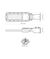 Sle17 gatebelysning 50W - LED, IP65, 5000K, 220V, 230V, lysstyrke 5000, forbruk 50