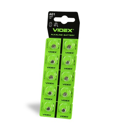10 stk. AG1/LR621 - Alkalisk batteri