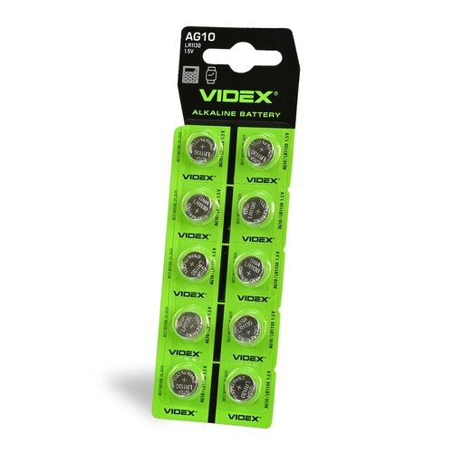 10 stk. AG10/LR1130 - Alkalisk batteri