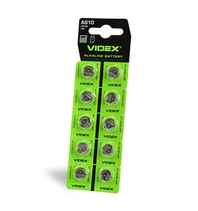 10 stk. AG10/LR1130 - Alkalisk batteri