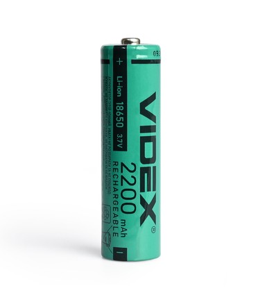 18650 litium-ion batteri - 2200mAh, uten termisk beskyttelse