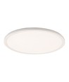 36W Nymphea Flat Duo LED taklampe - 130lm/W, IP54, Ø40cm, CCT, hvit kant, inkl. lyskilde