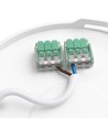 36W Nymphea Flat Duo LED taklampe - 130lm/W, IP54, Ø40cm, CCT, hvit kant, inkl. lyskilde