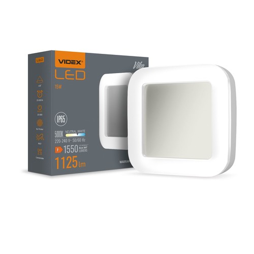 Vika vegglampe 15W - nøytral hvit, 230V, 1550lm