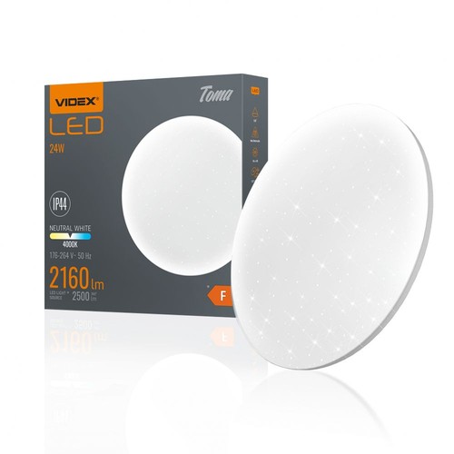 Toma taklampe 24W - nøytral hvit, 230V, lysstyrke 2500, forbruk 24