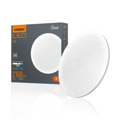 Toma taklampe 24W - nøytral hvit, 230V, lysstyrke 2500, forbruk 24